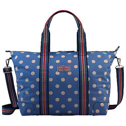 Cath Kidston Button Spot Foldaway Bag, Denim